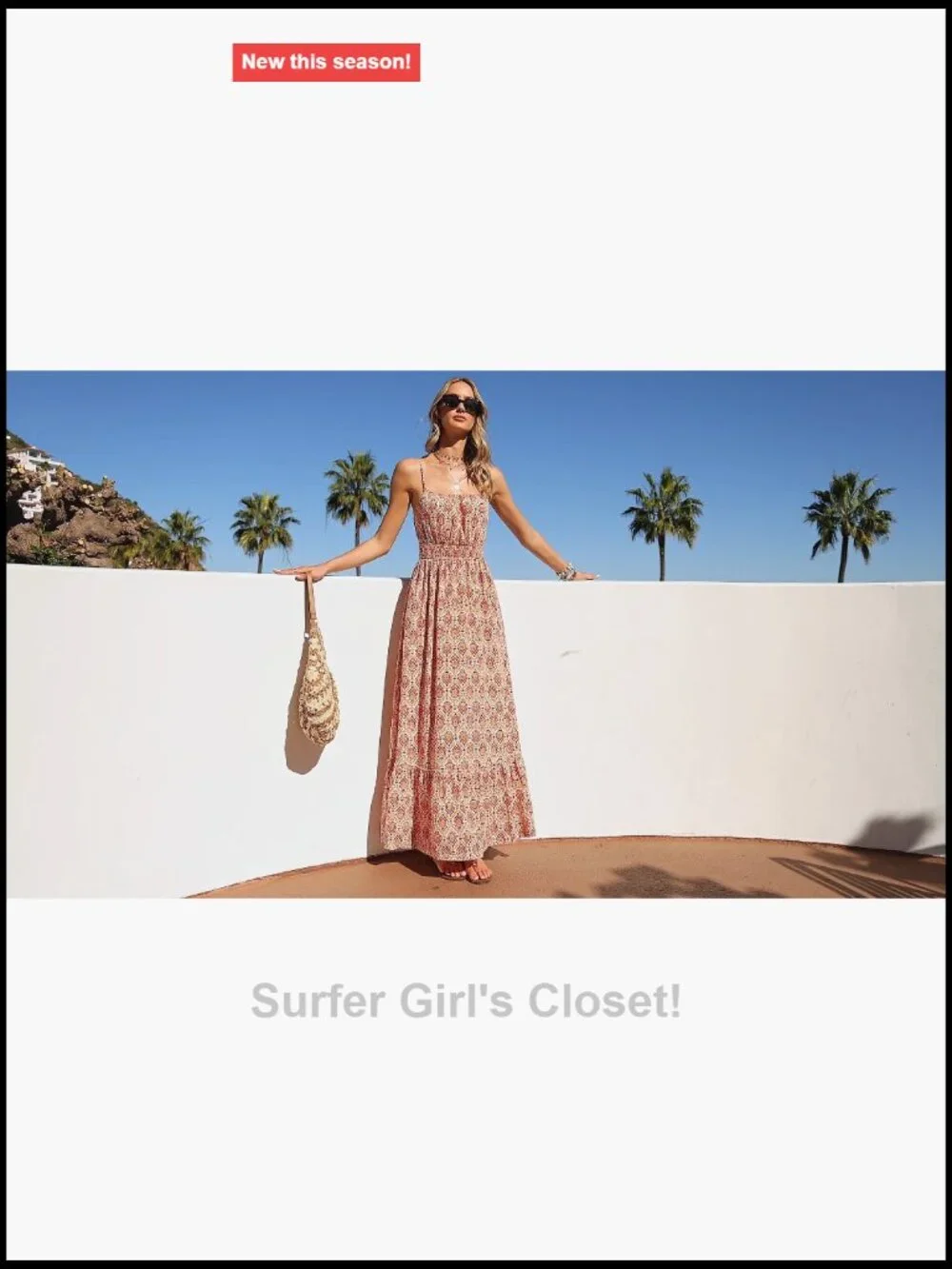 Sleeveless Spaghetti Strap Maxi Sundress with Pockets - Picture 7 of 7